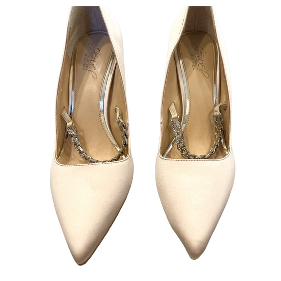 JEWEL BADGLEY MISCHKA Women's Jaden Mary-Jane Pump in Champagne - 9 M - Picture 6 of 10